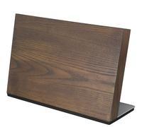 Zassenhaus Bloque magnético para cuchillos STUDIO | para 8 cuchillos | Soporte magnético para cuchillos de carne y más | 36 × 12,5 × 23 cm | madera de fresno/acero inoxidable
