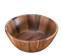 Zassenhaus - Ensaladera y frutero de madera de acacia de 25 x 9 cm de diámetro, ensaladera con vetas individuales, cuenco ideal para frutas, bolos o batidos, cuenco de madera