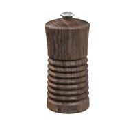 Zassenhaus Heilbronn - Molinillo de pimienta (13 cm, nogal, con mecanismo de cerámica de alto rendimiento ajustable, molinillo de especias relleno, diámetro de 5,8 x 13 cm)