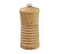 Zassenhaus Heilbronn - Molinillo de sal (13 cm, roble, con mecanismo de molienda de cerámica de alto rendimiento, relleno, diámetro de 5,8 x 13 cm)