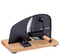 Zassenhaus Máquina de corte de pan puro, negro, manual con cuchilla de acero inoxidable, corte dentado especial, fabricado en Solingen, ajuste de grosor de corte continuo de hasta 20 mm