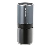 ZASSENHAUS Molinillo de café eléctrico MINI MASTER USB | Molinillo de café de acero inoxidable con amoladora ajustable | Molinillo de Espreso con batería, gris