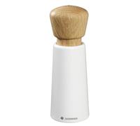 Zassenhaus NORDERNEY - Molinillo de pimienta (madera de haya lacada, cabezal de roble, mecanismo de cerámica de alto rendimiento ajustable sin niveles, molinillo de especias para pimienta, sal y