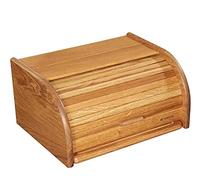 Zassenhaus Panera Country Country con tapa enrollable y tabla de cortar, roble 40 x 30 x 20 cm, panera Zassenhaus Country Roble Marrón