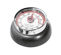 Zassenhaus Speed 071870,071870 Speed - Temporizador de cocina (7 cm de diámetro x 3 cm, sin pilas, carcasa de acero inoxidable, magnético, analógico, 55 min, ajustable mecánicamente)