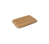 ZASSENHAUS Tabla de cortar pan de árbol de caucho 42x27,5cm beige