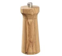 Zassenhaus WESTERLAND - Molinillo de pimienta (madera de olivo, con mecanismo de cerámica de alto rendimiento, 14 cm, diámetro de 5,4 cm)