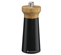 Zassenhaus WESTERLAND - Molinillo de sal (madera de haya, cabezal de madera de roble, con mecanismo de molienda de cerámica de alto rendimiento, 14 cm, diámetro de 5,4 cm)