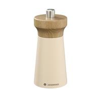 Zassenhaus WESTERLAND - Molinillo de sal (madera de haya lacada, con mecanismo de molienda de cerámica de alto rendimiento, 12 cm, diámetro de 5,4 cm)