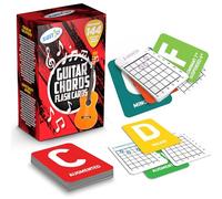 Zastic! Tarjetas flash de acordes de guitarra, 144 tarjetas flash de acordes, notas de guitarra, herramienta de entrenamiento de diapasón