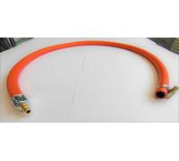 ZaTeChS Manguera de Gas Propano-Butano 500 cm 5m | Kit de Conexión Rápida Entre Barbacoa y Autocaravana - DN5 - Enchufe + Conexión de Cable con Abrazadera de Grifo de 9 mm