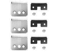 ZATEIRL Cuchillas de Repuesto Star Blade compatibles con cortapelos Moser 1230 - Acero Inoxidable - Corte Ajustable 3 mm - 3 Piezas