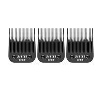 ZATEIRL Pack de 3 Cuchillas de Peluquería Canina 10# Desmontables - Hoja de Acero de 1/16 Pulgada (1,5 mm) - Compatible con Andis, Oster A5, Wahl KM-10 - Negro