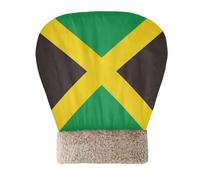 Zathe Bolsa de cama para gatos con diseño de bandera de Jamaica, saco de gatitos para clima frío, semiencerrado, suave y seguro