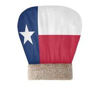 Zathe Saco de dormir para gatos, cueva para gatos de interior, bandera del estado de Texas, azul y rojo, nido calmante para mascotas, para clima frío, semiencerrado de felpa suave