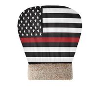 Zathe Sacos de dormir para gatos de interior para perros pequeños, línea roja fina, honrando a los Estados Unidos, túnel de bombero, escondite, clima frío, autocalentable, suave y seguro