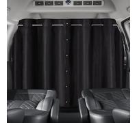 ZATOOTO Cortina Divisoria de Privacidad Coche, Camper Desmontables, para niños Viajar, Acampar, Dormir, Cortinillas Parasol Ventanas Laterales Coche Caravanas Accesorios 180x122 cm