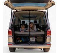 ZATOOTO Cortina Mosquitera Magnética para Puerta Trasera VW T5 T6, Protección Insectos y Ventilación, 3 Cremalleras Flexible, Montaje sin Herramientas, Camping y Viajes