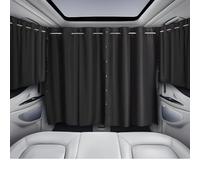 ZATOOTO Cortinas Divisoria Cohe Juego de 3, Cortinillas Ventana Laterales Furgoneta Camper per bebé, Cortina Parasol Oscurecimiento de Caravana Grande 180 x 126 cm