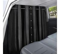 ZATOOTO Cortinas Divisorias de Privacidad Coche,Furgoneta Camper，Cortinillas Parasoles Ventanas Coche Caravanas Pare niños de Tejido Oxford para Viajar Acampar Dormir 161x107 cm (Tamaño Mediano)