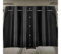 ZATOOTO Cortinas Divisorias de Privacidad Coche,Furgoneta Camper，Cortinillas Parasoles Ventanas Coche Caravanas Pare niños de Tejido Oxford para Viajar Acampar Dormir 190 * 128 cm (Tamaño Grande)