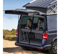 ZATOOTO Cortinas Mosquitera Puerta Trasera de Coche Solo Apto para VW T5 T6, Cortina Divisoria Magnética con Tres Cremalleras, Mosquitera para Camping y Viajar