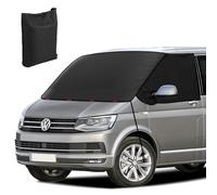 ZATOOTO Cubierta para Parabrisas de Coche para T5 T6, Parasol Coche Delantero para VW T5 T6, 600D Oxford Impermeable Parabrisas Protección Solar, Cubierta de Parabrisas Resistente a la Intemperie