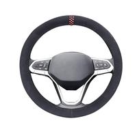 ZATOOTO Funda Volante, Funda Volante Coche Universal 37-38 cm, Fina Protector Volante Coche para Verano Invierno, Comodidad Antideslizante, Negro