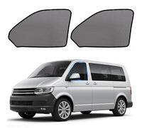 ZATOOTO Mosquitera Furgoneta Camper para VW T5, Kit 2 Piezas Negras Magnéticas. Parasol con Protección UV, Apto para Viajes