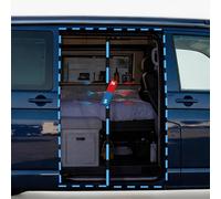 ZATOOTO Mosquitera Magnética para VW T5 T6 para Puerta Corredera, Cortinas Anti-Insectos para Mosquitera Furgoneta Puerta Lateral, Protección Solar Puerta Camping