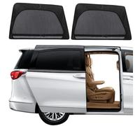 ZATOOTO Paquete de 2 Protectores de Ventana de Coche para MPV, Minivan y camionetas, Cubiertas Especiales de una Sola Capa para Puerta corrediza, Ventanas cuadradas Grandes, Pantalla de Ventana de