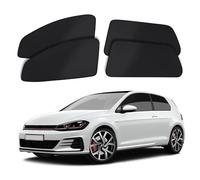 ZATOOTO Parasol Coche Compatible con VW Golf 7 2013-2021, Parasol Coche Lateral Magnetico, Cortinas Coche, Oscurecedor Ventana Coche, Negro, 4 Piezas