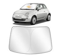 ZATOOTO Parasol Coche Delantero, Parasol Coche Delantero Plegable, Grueso y Reflectante de Poliéster Bloquea los Rayos UV y Mantiene el Coche Más Fresco