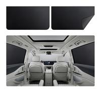 ZATOOTO Parasol Coche para Bebé Infantil Lateral Magnetico,Protector Solar Ventanas Traseras Coche Cortinas Coche, Negro, Grande, 100 x 54 cm, 2 Unidades