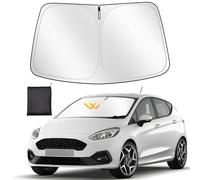 ZATOOTO Parasol para Ford Focus 2019-2024, Parasol Coche Delantero Plegable, Grueso y Reflectante de Poliéster Bloquea los Rayos UV y Mantiene el Coche Más Fresco