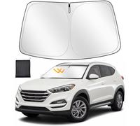 ZATOOTO Parasol para Hyundai Tucson 2021-2024, Parasol Coche Delantero Plegable, Grueso y Reflectante de Poliéster Bloquea los Rayos UV y Mantiene el Coche Más Fresco