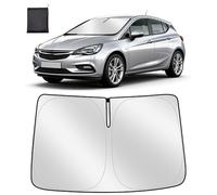 ZATOOTO Parasol para Opel Astra 2015-2021, Parasol Coche Delantero Plegable, Grueso y Reflectante de Poliéster Bloquea los Rayos UV y Mantiene el Coche Más Fresco