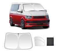 ZATOOTO Parasol para parabrisas delantero para VW T5 T6, 3 unidades de protección solar para parabrisas de coche, protección UV, resistente al calor