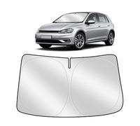 ZATOOTO Parasol para VW Golf 7 2014-2021, Parasol Coche Delantero Plegable, Grueso y Reflectante de Poliéster Bloquea los Rayos UV y Mantiene el Coche Más Fresco