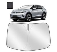 ZATOOTO Parasol para VW ID4 Crozz 2021-2025, Parasol Coche Delantero Plegable, Grueso y Reflectante de Poliéster Bloquea los Rayos UV y Mantiene el Coche Más Fresco