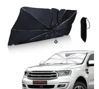 ZATOOTO Parasol Parabrisas Delantero para Coche, Parasol Coche Delantero, Paraguas Parasol Coche, Sombrilla para Parabrisas, Protección UV, Plegable, 150 x 82 cm