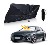 ZATOOTO Parasol Parabrisas Delantero para Coche, Parasol Delantero Coche, Paraguas Parasol Coche, Protección UV, Plegable, 140 x 74 cm