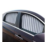 ZATOOTO Parasol Ventana Coche - Cortinas Coche Lateral Magnetica, Cortinillas Boquear los Rayos UV y el Calor, Proporcionar Privacidad, Plata