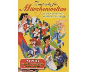 Zauberhafte Märchenwelten : Sindbad - Die drei Musketiere - Aladin - Die Schöne und das Biest - Däumelinchen - Die kleine Meerjungfrau - 2 DVD [Alemania]