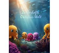 Zauberhafte Oktopus-Welt: Das große Oktopus-Malbuch für Kinder