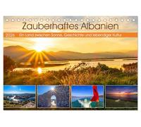 Zauberhaftes Albanien (Tischkalender 2026 DIN A5 quer), CALVENDO Monatskalender: Ein Land zwischen Sonne, Geschichte und lebendiger Kultur