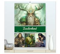 Zauberland. Der magische Ort hinter dem Schleier (hochwertiger Premium Wandkalender 2026 DIN A2 hoch), Kunstdruck in Hochglanz: Eintauchen in die mystischen Sphären einer geheimnisvollen Welt