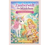 Zauberwelt für Mädchen - Band 2: Magische Abenteuer: 50 neue Ausmalbilder mit Einhörnern, Prinzessinnen, Feen & Meerjungfrauen - Für Kinder von 4-8 Jahren