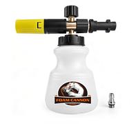 Zavrski Cañón de espuma de nieve ajustable de 1 litro, pistola de espuma de nieve para Karcher K2 K3 K4 K5 K6 K7, accesorios de lavado a presión, pulverizador de espuma para coche con conector rápido