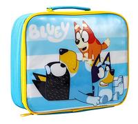 Zawadi Global Bluey - Lonchera rectangular aislada para niños y niñas, tamaño perfecto para empacar aperitivos fríos o calientes para la escuela y viajes, sin BPA